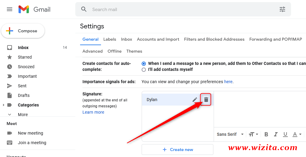 How to change Gmail Signature - Step - 1 - 11