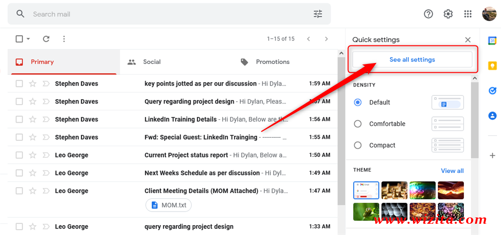 How to whitelist an email in Gmail - Step - 1 - 3