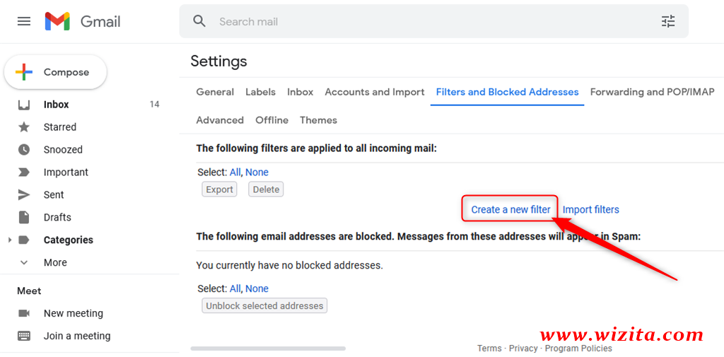 How to whitelist an email in Gmail - Step - 1 - 5