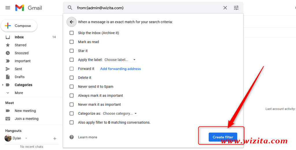 How to whitelist an email in Gmail - Step - 1 - 9