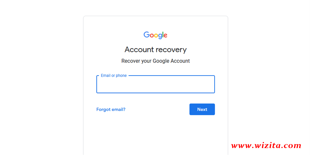 Recovering a deleted Gmail Account - Step - 1 - 3