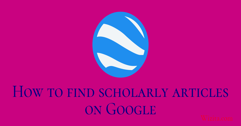 How to find scholarly articles on Google